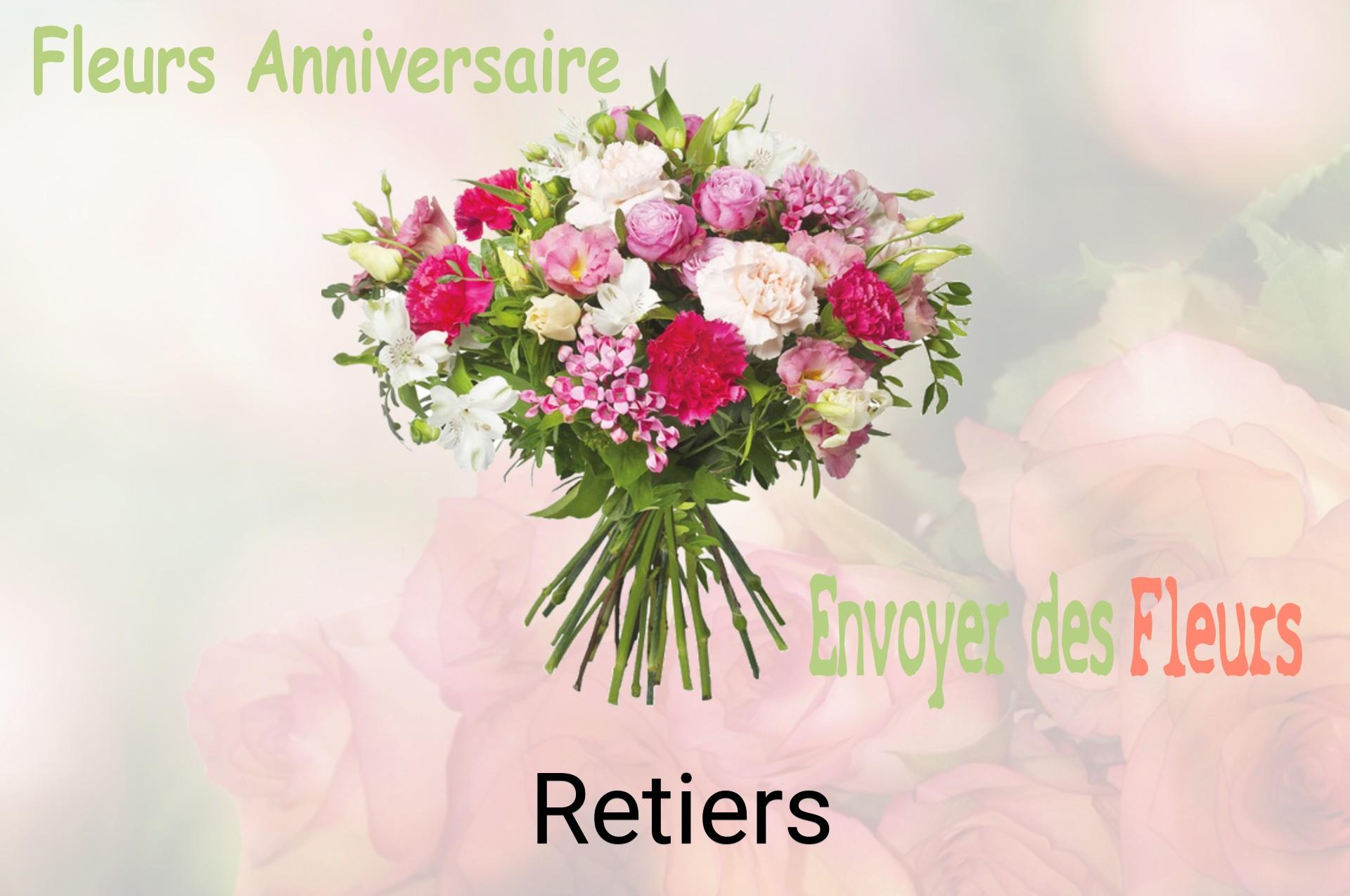 Bouquet de fleurs d’anniversaire livré à Retiers